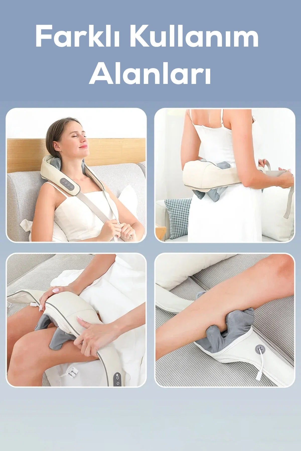 Isıtmalı Boyun ve Omuz Masaj Aleti