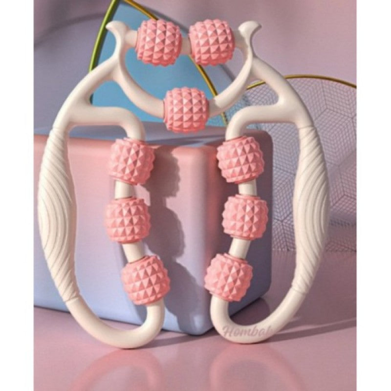 Selülit Giderici Masaj Aleti 9 Tekerlekli Lenf Drenaj Rulosu