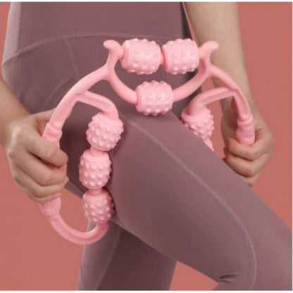 Selülit Giderici Masaj Aleti 9 Tekerlekli Lenf Drenaj Rulosu